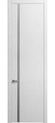 Межкомнатная дверь SKYLINE 104 Структурированная эмаль, (35) Ясень белый, 600/700/800*2300 мм.